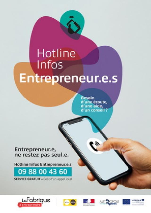 Hotline Inso Entrepreneur.e.s affiche
