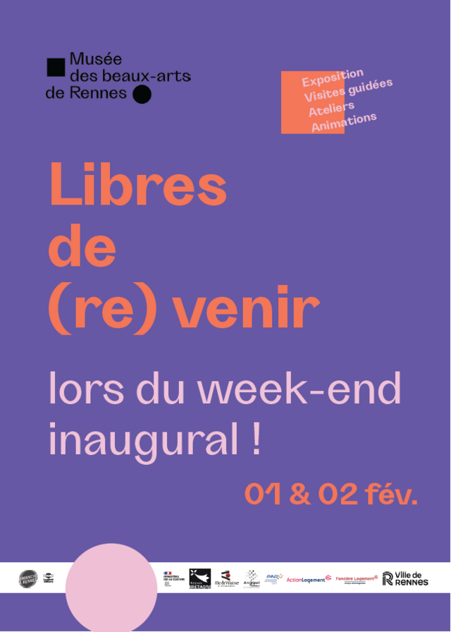 Programme du week-end inaugural